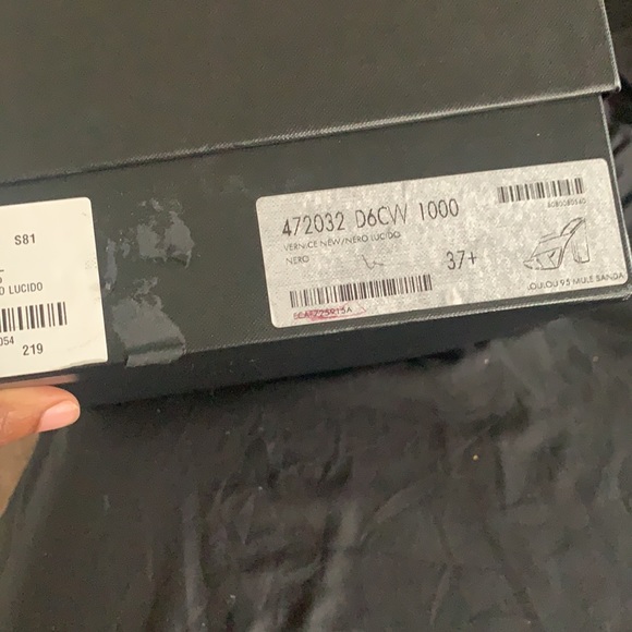 AUTHENTIC YSL BLACK PATENT 95mm LOULOU HEELS - Picture 10 of 10